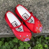 老北京布鞋儿童绣花鞋布鞋女童 夏季宝宝布鞋绣花鞋民族风鞋包邮