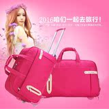 热卖旅行包男女休闲行李包大容量拉杆包手提登机包折叠旅行袋箱包