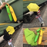 韩国ulzzang原宿创意卡通水果香蕉伞 雨伞 三折折叠晴雨伞 遮阳伞