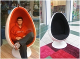 大地名师设计 Globe chair椭圆球椅 创意鸡蛋椅 钻石椅太空休闲椅