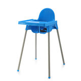 宝贝时代 高脚餐椅 儿童座椅 便捷式可调节婴儿餐椅 蓝色
