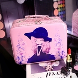 可爱化妆包卡通韩国大容量专业化妆箱手提便携化妆品收纳包女手包