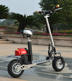X6折叠4冲汽动踏板迷你摩托车燃油助力成人代步四冲程汽油滑板车