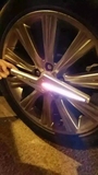 车百特汽车变色车轮LEDl轮毂装饰灯个性DIY百变图案汽车装爆闪灯