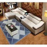 土耳其进口爱琴海地毯 客厅毯 茶几毯书房卧室毯 设计师灰色地毯