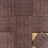 丽家国际 EVA木纹满铺地毯30*30cm(1片)拼块沙发厨房客厅卧室拼接