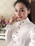 夏依服装定制2016新款衬衫女人味性感修身韩版白色黑色潮款126
