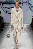 达菲时尚 2016秋季新款女装 欧美高端定制英伦双排扣长款风衣外套