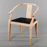 霍客森 太师椅/新古典围椅/榫卯结构 皮质坐垫 仿古实木椅子 具体