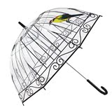 伞晴雨伞老人英伦拐杖透明油画创意自动清新不锈钢成人塑料长柄伞