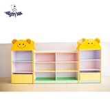 小熊造型玩具收纳柜 幼儿园早教亲子园 儿童小熊米奇造型玩储藏柜