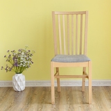 尚上 宜家诺纳斯餐椅靠背椅子曲线软包式餐椅实木简约时尚北欧
