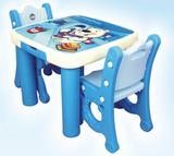 宝宝吃饭桌学习桌 家用儿童加厚桌椅套装组合 塑料小书桌子