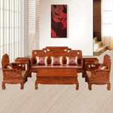 东阳红木家具沙发 非洲酸枝花梨木国色天香沙发现代中式客厅沙发