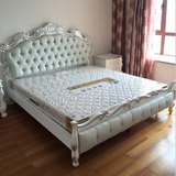 欧式床实木床1.8米双人床新古典白色公主床奢华婚床法式皮床家具