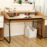 现代简约时尚便携式带隔板电脑桌台式桌 台式桌办公书桌