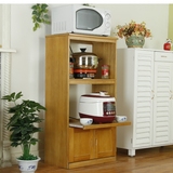 餐边柜现代简约厨房电器收纳储物柜实木整装备餐厅柜茶水特价碗柜