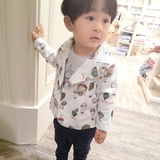 哈夫2016年 秋儿童西装外套韩版男女宝宝西装礼服气球夹克外出服