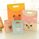 韩国卡通款礼品包装袋礼物收纳袋手提绳纸袋纸袋子新年年货礼品袋