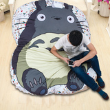 龙猫懒人床垫榻榻米折叠可爱卡通小沙发床创意儿童睡垫可拆洗地垫
