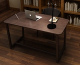 水曲柳北欧简约现代电脑桌个性创意时尚实木写字台书桌办公桌餐桌