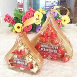 成品促销印花6粒10粒好时巧克力喜糖盒子婚礼盒装结婚喜糖巧克力
