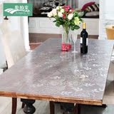 新款桌布软玻璃防水防烫透明桌垫pvc茶几垫餐桌布塑料桌布加厚水
