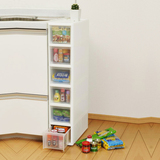 日本进口JEJ夹缝收纳柜抽屉式储物柜塑料缝隙柜玩具整理柜夹缝柜