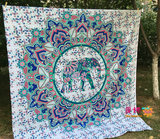 包邮印度棉大号Mandala曼达拉挂布床单沙发巾桌布SPA会所瑜伽挂毯