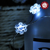 led3米电池雪花星星铜线灯树藤灯小夜灯彩灯 DIY创意礼物酒吧装饰