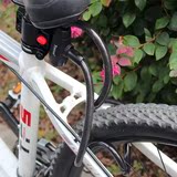 通用越野山地变速自行车单车配件装备电动车锁钢丝锁钥匙锁1米长