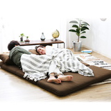 日式新款促销可折叠布艺榻榻米懒人沙发床卧室时尚双人温馨床垫
