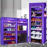 创意清仓包邮塑料转角拉链加固布鞋特价组合靴子鞋架加厚收纳鞋柜