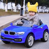 儿童电动车四轮双驱摇摆遥控汽车可坐宝宝童车小孩玩具车带推杆