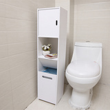 纸巾洗手间收纳马桶置物架储物柜卫生厕所防水置地田园浴室边柜