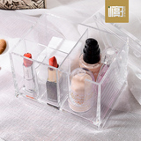 小鼻子化妆棉收纳盒 亚克力棉签盒透明多功能卸妆棉化妆品收纳盒