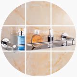 浴室挂件304不锈钢化妆品架 卫生间置物架 卫浴化妆台 单层镜前架
