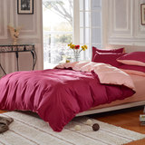 宽幅2.5米纯棉布料定做床品被套四件套床单被单床笠纯色斜纹