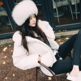 韩国代购冬季新款面包服短款羽绒棉衣宽松加厚棉服外套少女学院风