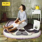 日式创意可爱卡通沙发茶几大地垫客厅地毯卧室床边榻榻米防滑脚垫