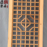 透雕现代中式订制镂空背景墙隔断屏风中式装修东阳木雕HG411