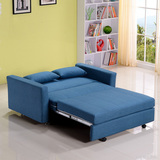否储藏提供简单安装工具沙发床多功能可折叠布艺沙发床不锈钢