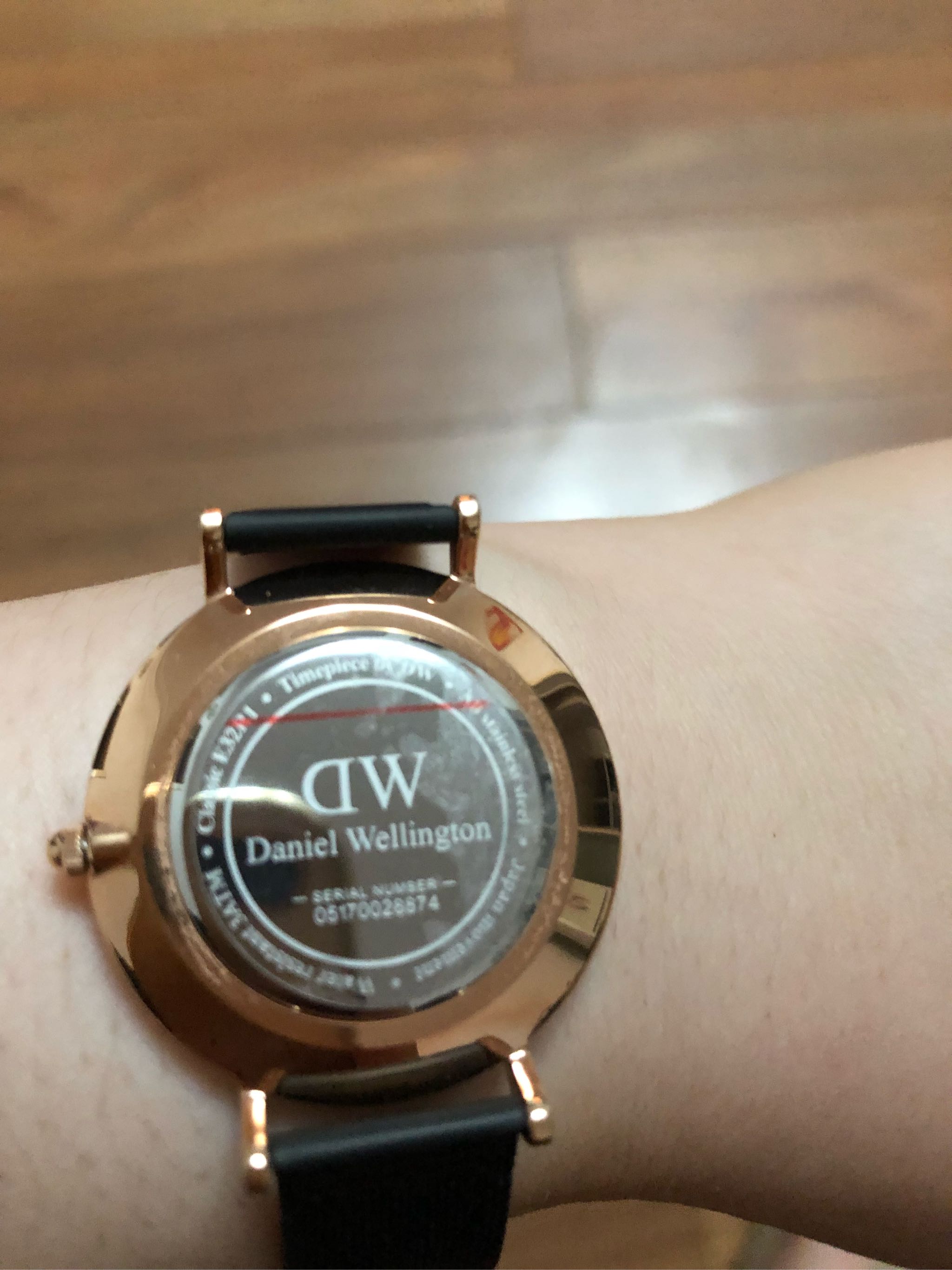 danielwellington dw手表女官方正品 32mm黑色金属编织女表石英表