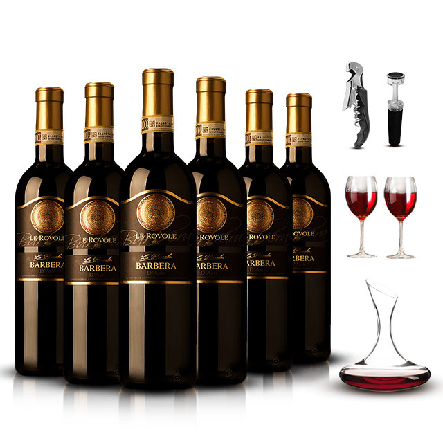 前100名减100元 】意大利珍藏版docg进口红酒整箱6支装