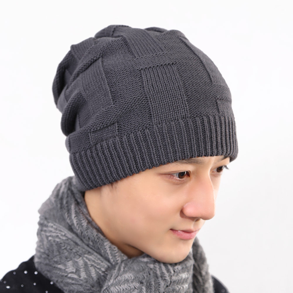 毛线帽男士帽子秋冬季天保暖韩版潮流冬帽子腈纶针织帽包邮kuukaa