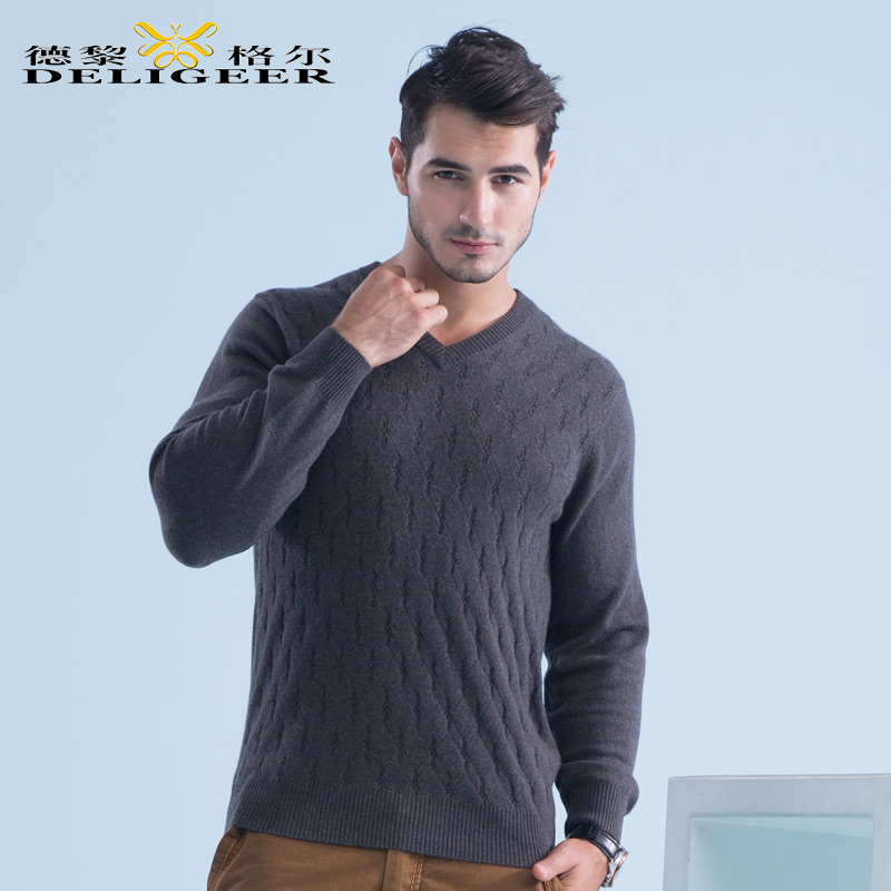 mens designer crew neck jumper