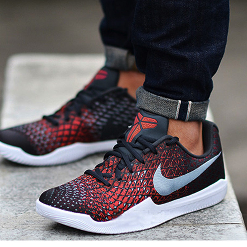 耐克男鞋kobe科比战靴简版3代低帮外场实战团队篮球鞋884445 006