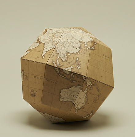 geo-grafia - 地轴23.4 度组装式地球仪