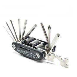 Bicycle Cycling Tire Repair Tool Kit Combination Repair Set Gas Pressure Gauge