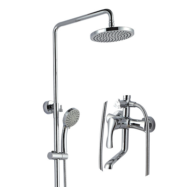 bolina航标卫浴 沐浴花洒套装 全铜一体浇铸下出水龙头可调节旋转